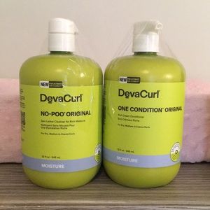 DecaCurl NoPoo Original and One Condition Original Set- NEW